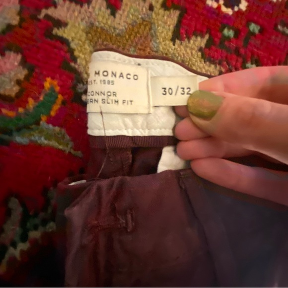 Bundle of 4 scotch and soda and club Monaco men’s slim leg chinos - Picture 4 of 9